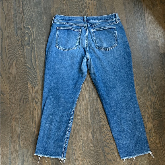 Gap Women's Blue Distressed Jeans - Picture 4 of 4